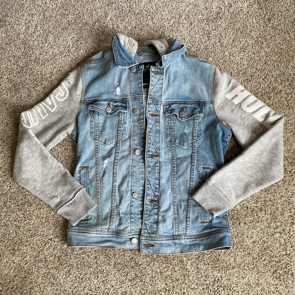 Hollister Denim Hoodie / Jacket Men’s Small